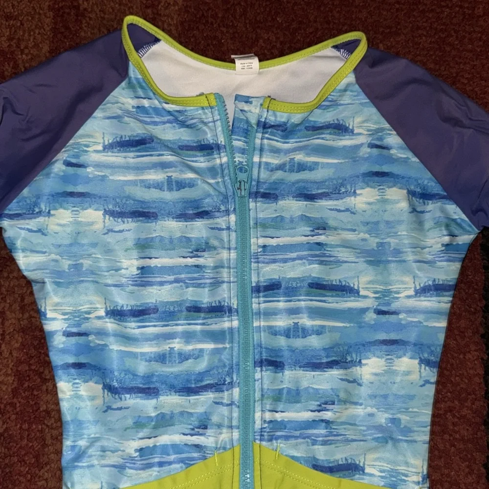Girls Limeapple Swim Shirt‎
